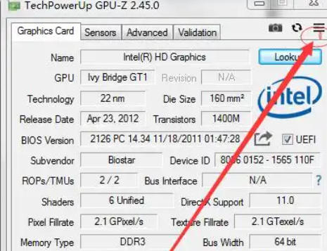 gpu-z怎么调成中文？gpu-z调成中文的方法截图